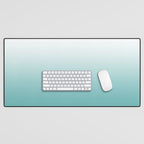 Light Teal Gradient Desk Mat Gallery Image 1