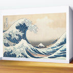The Great Wave Off Kanagawa by Katsushika Hokusai Thirty Six Views of Mount Fuji - The Great Wave Wall Mural Gallery Image 2