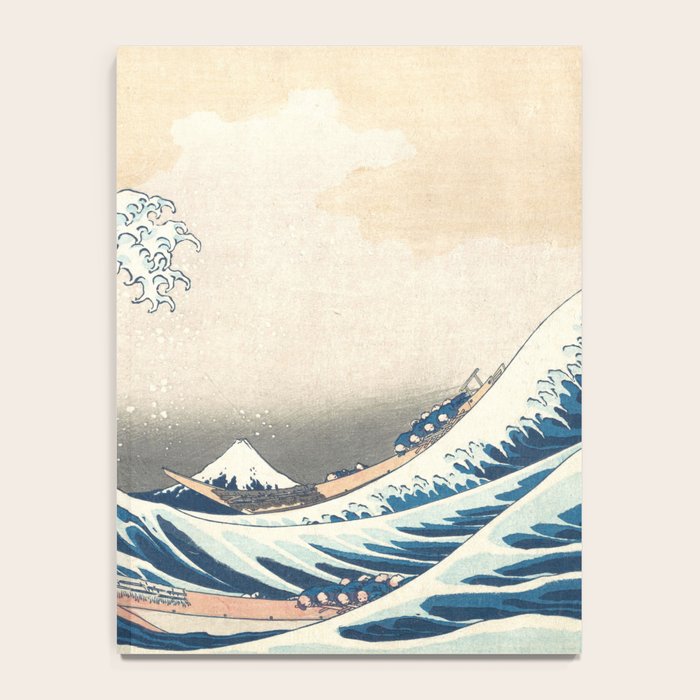 The Great Wave Off Kanagawa by Katsushika Hokusai Thirty Six Views of Mount Fuji - The Great Wave Notebook Gallery Image 4