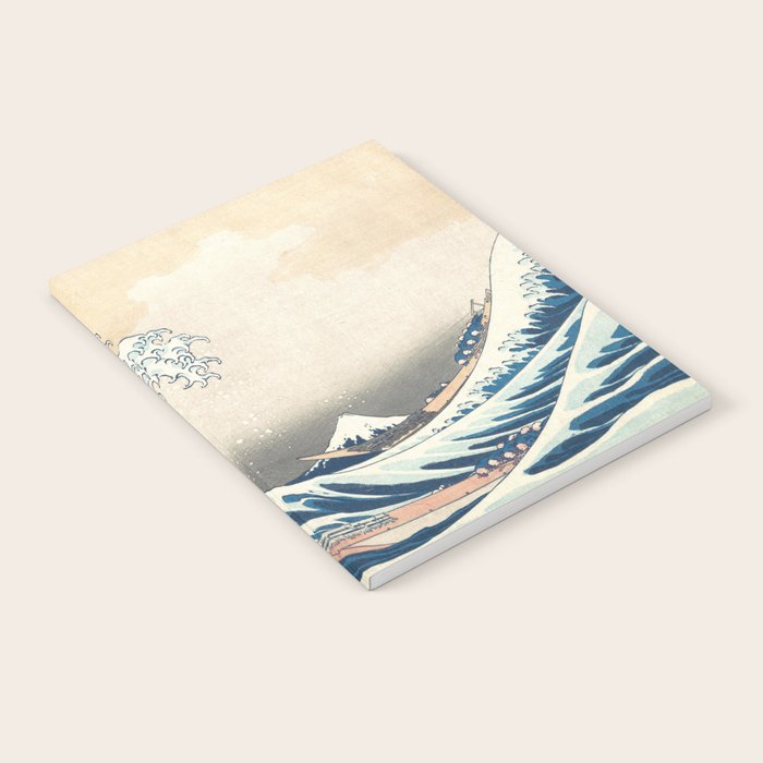 The Great Wave Off Kanagawa by Katsushika Hokusai Thirty Six Views of Mount Fuji - The Great Wave Notebook Gallery Image 2
