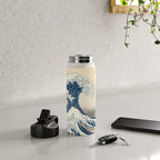 The Great Wave Off Kanagawa by Katsushika Hokusai Thirty Six Views of Mount Fuji - The Great Wave Water Bottle Gallery Image 5
