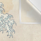 The Great Wave Off Kanagawa by Katsushika Hokusai Thirty Six Views of Mount Fuji - The Great Wave Wall Tapestry Gallery Image 3