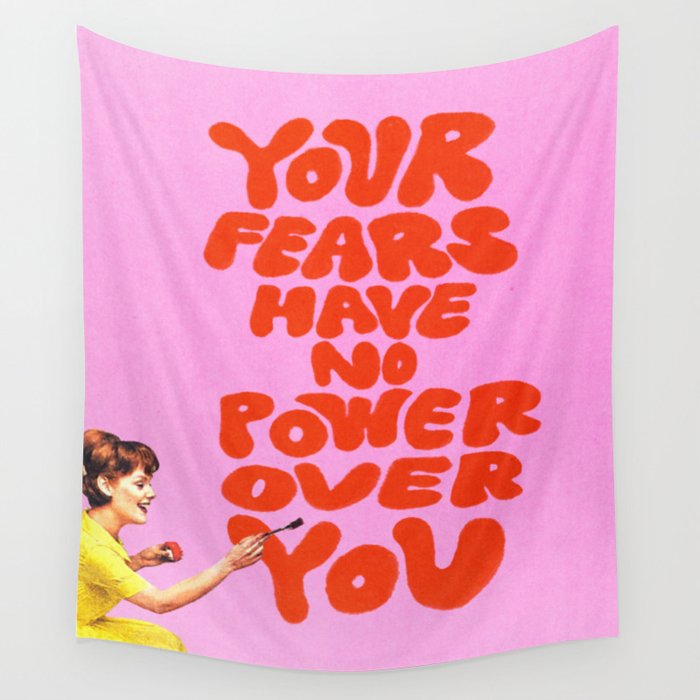 Fear Has No Power Wall Tapestry Gallery Image 1