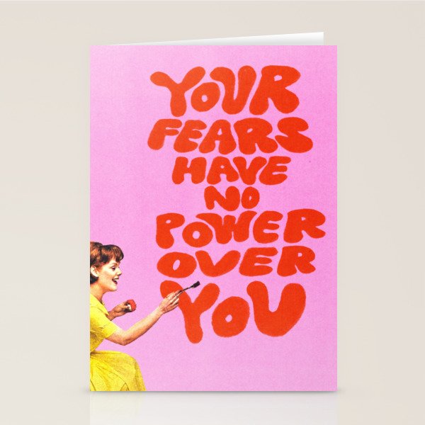 Fear Has No Power Stationery Card Gallery Image 1