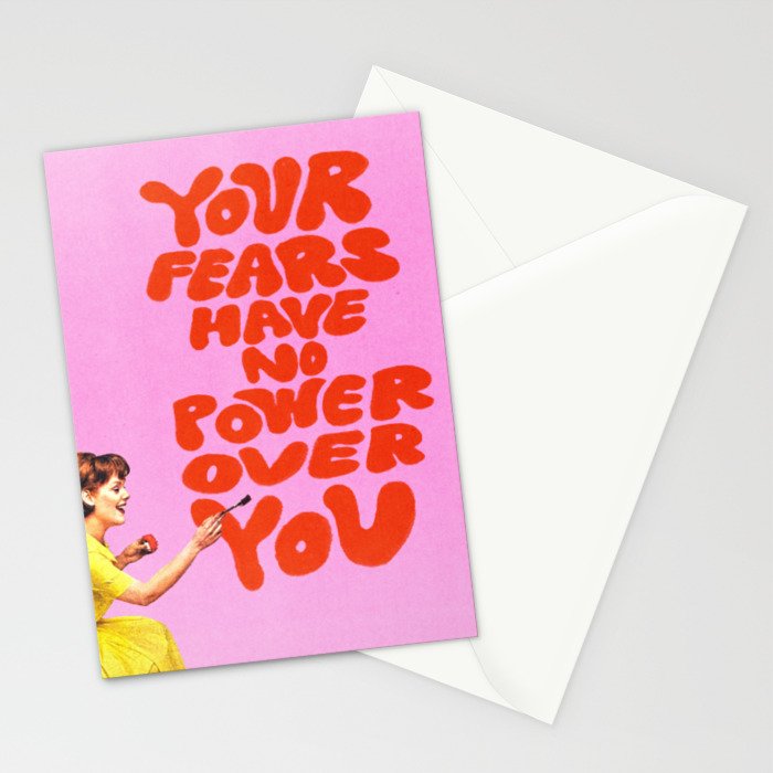 Fear Has No Power Stationery Card Gallery Image 2