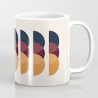 Minimalist Retro Shapes II Coffee Mug Gallery Image 1