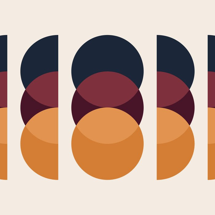Minimalist Retro Shapes II Coffee Mug Gallery Image 2