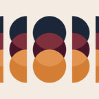 Minimalist Retro Shapes II Coffee Mug Gallery Image 2