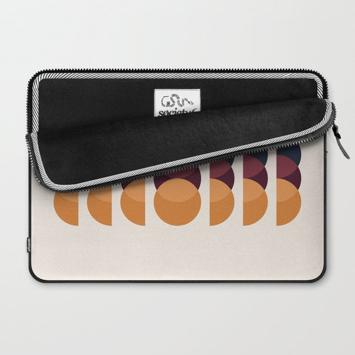 Minimalist Retro Shapes II Laptop Sleeve Gallery Image 2
