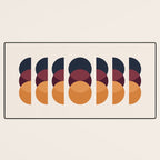 Minimalist Retro Shapes II Desk Mat Gallery Image 3