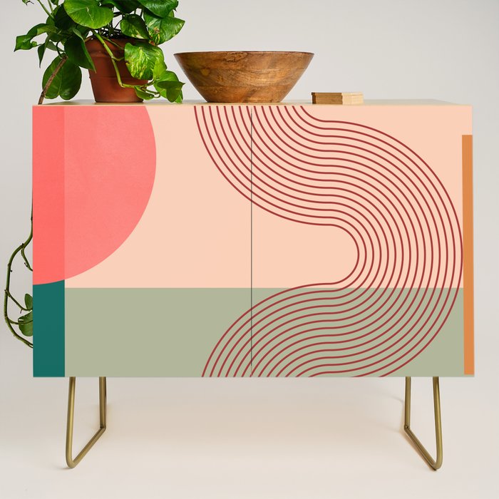 geometric abstract 158 Credenza Gallery Image 1