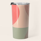 geometric abstract 158 Travel Mug Gallery Image 3