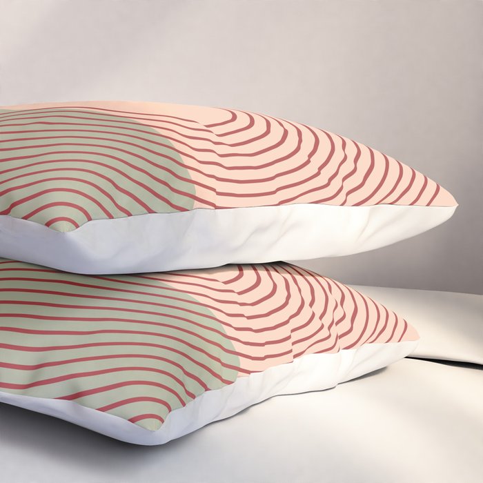 geometric abstract 158 Pillow Sham Gallery Image 3