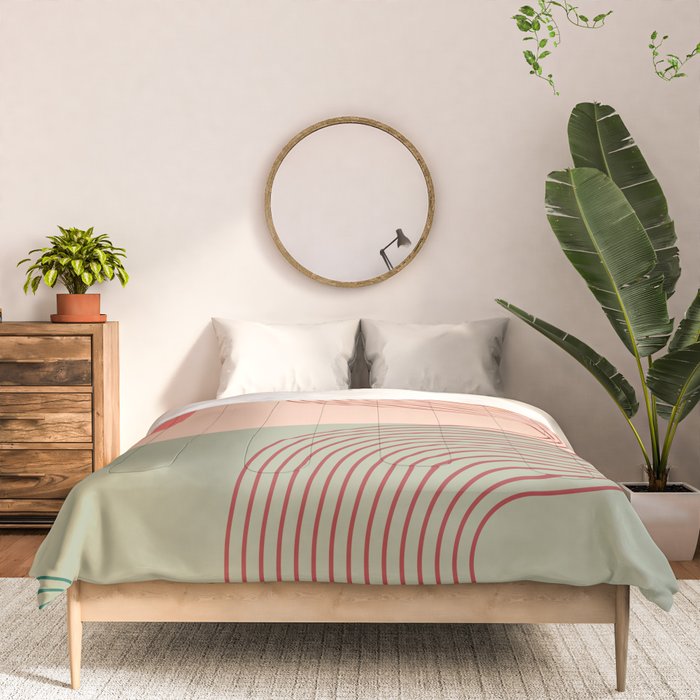 geometric abstract 158 Comforter Gallery Image 3