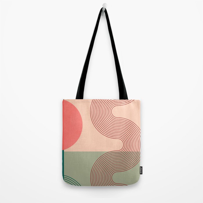 geometric abstract 158 Tote Bag Gallery Image 2