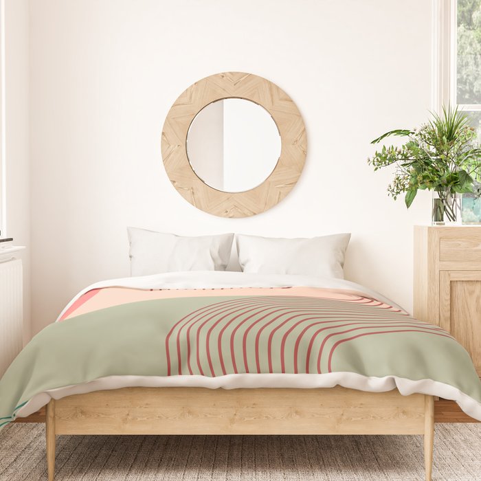 geometric abstract 158 Duvet Cover Gallery Image 3