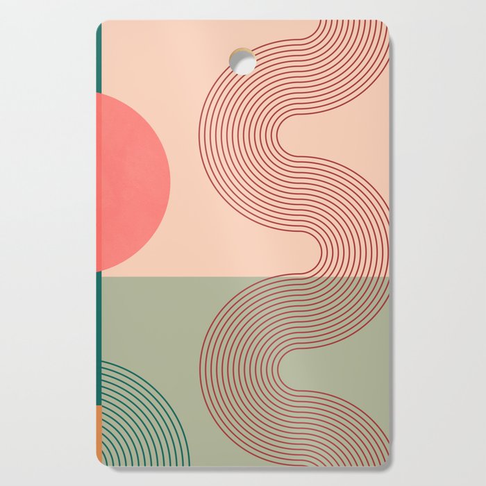geometric abstract 158 Cutting Board Gallery Image 1