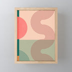 geometric abstract 158 Mini Art Print Gallery Image 1