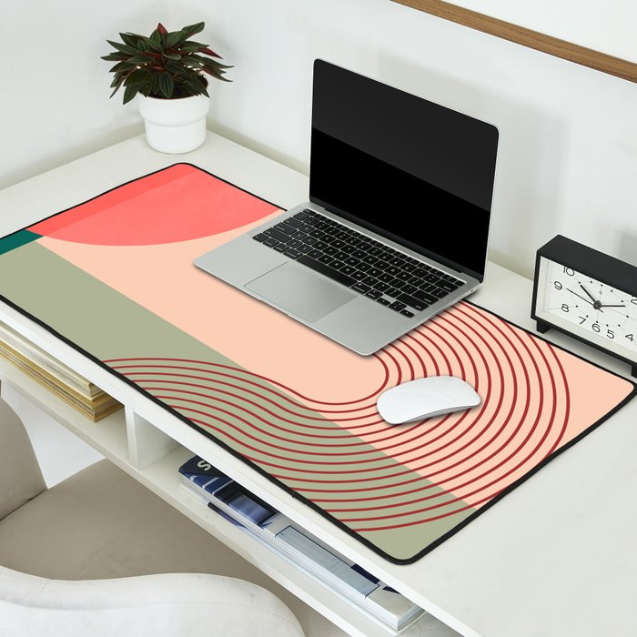 geometric abstract 158 Desk Mat Gallery Image 2