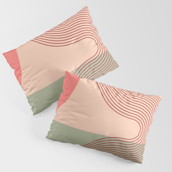 geometric abstract 158 Pillow Sham Gallery Image 1