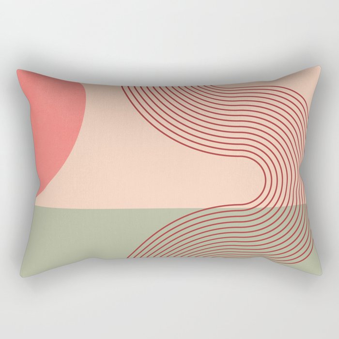 geometric abstract 158 Rectangular Pillow Gallery Image 2