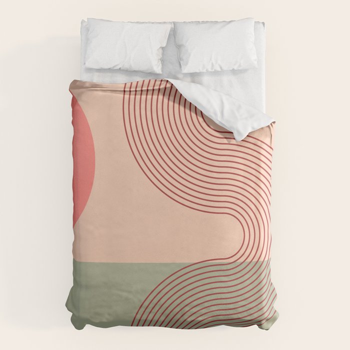 geometric abstract 158 Duvet Cover Gallery Image 1