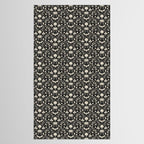 Spooky Things Two Tone - Black Beige Tablecloth Gallery Image 2