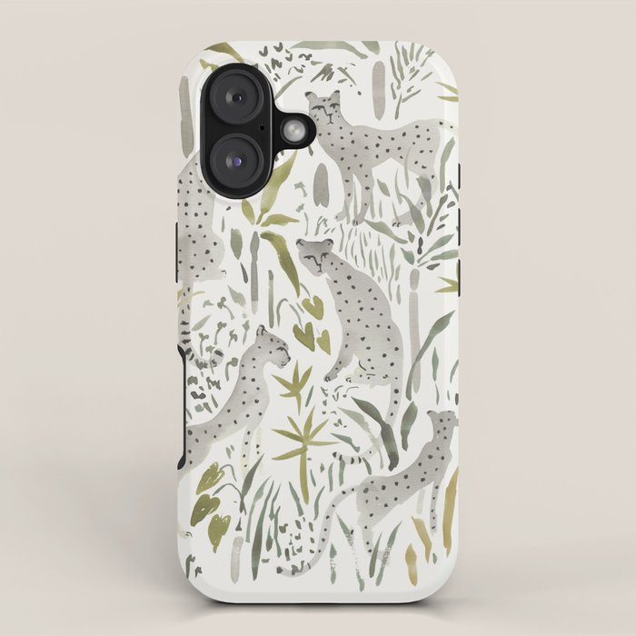 Grey Cheetahs iPhone Case Gallery Image 1