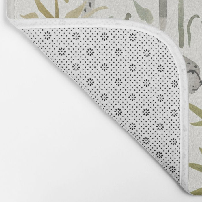 Grey Cheetahs Bath Mat Gallery Image 2