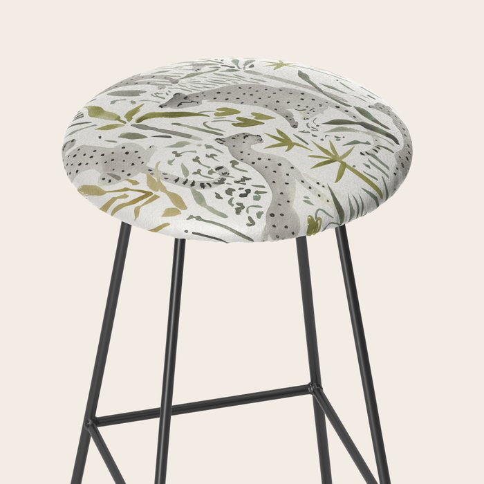 Grey Cheetahs Stool Gallery Image 2