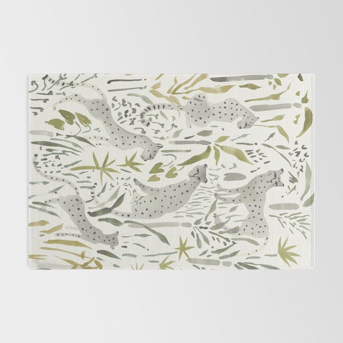 Grey Cheetahs Rug Gallery Image 2