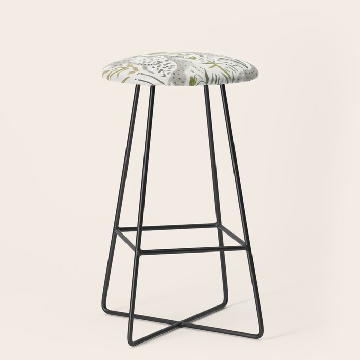 Grey Cheetahs Stool Gallery Image 1