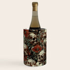 Skull and Floral Pattern Wine Chiller Gallery Image 3