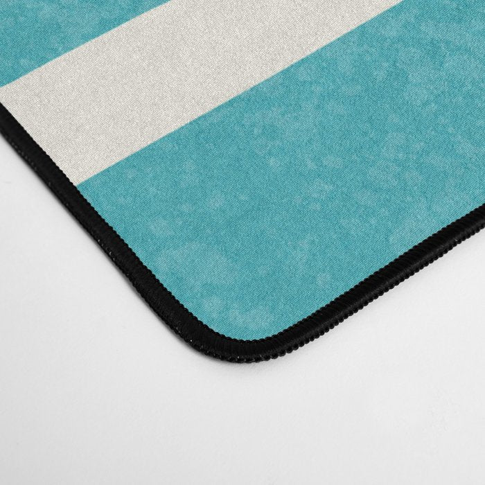 Beach Horizon Lines yellow green Desk Mat Gallery Image 4