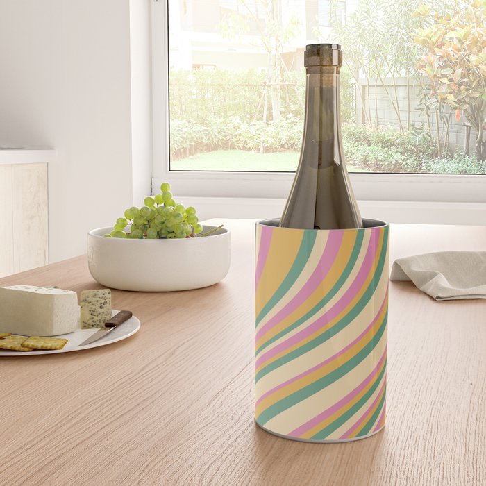Wavy Stripes XIX - Boho Vintage Wine Chiller Gallery Image 4