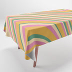 Wavy Stripes XIX - Boho Vintage Tablecloth Gallery Image 1