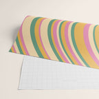 Wavy Stripes XIX - Boho Vintage Wrapping Paper Gallery Image 2