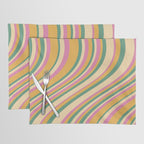 Wavy Stripes XIX - Boho Vintage Placemat Gallery Image 1