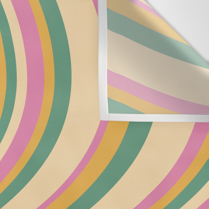 Wavy Stripes XIX - Boho Vintage Wall Tapestry Gallery Image 3