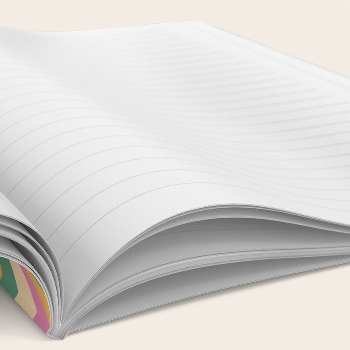 Wavy Stripes XIX - Boho Vintage Notebook Gallery Image 2