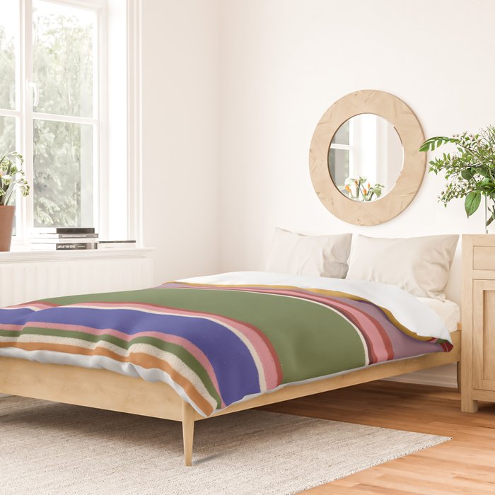 Folk abstract pattern #4 Duvet Cover Gallery Image 2