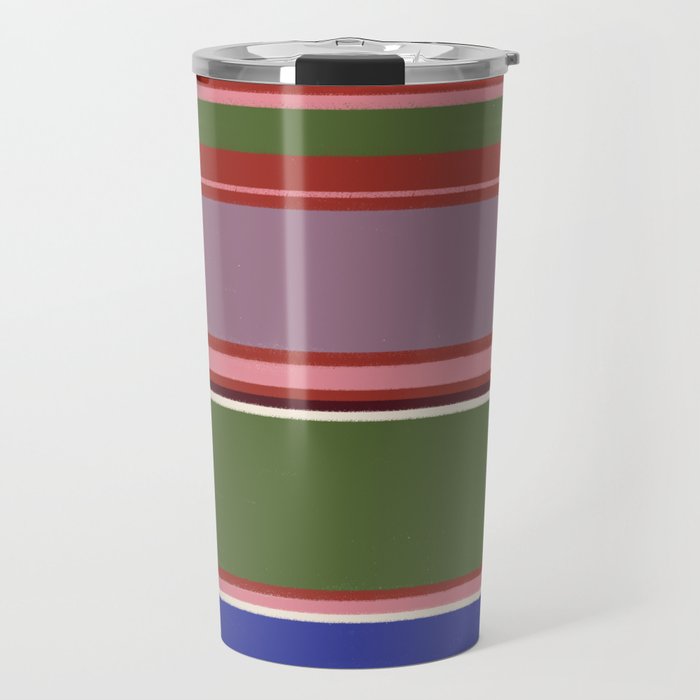 Folk abstract pattern #4 Travel Mug Gallery Image 1