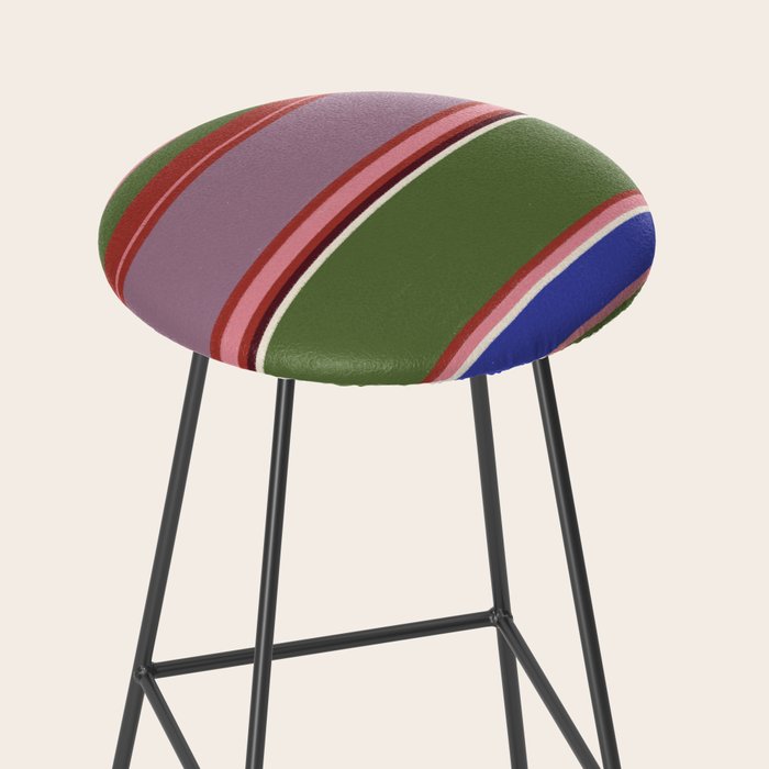 Folk abstract pattern #4 Stool Gallery Image 2