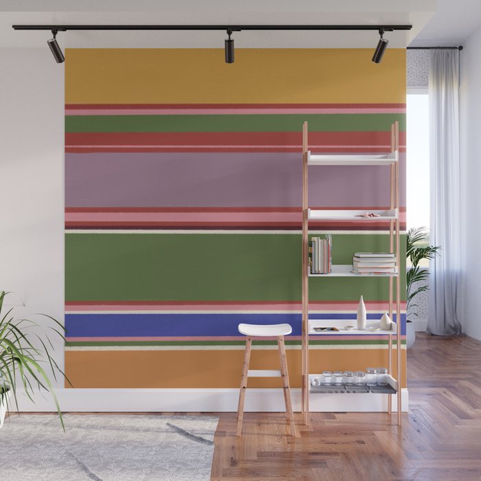 Folk abstract pattern #4 Wall Mural Gallery Image 1