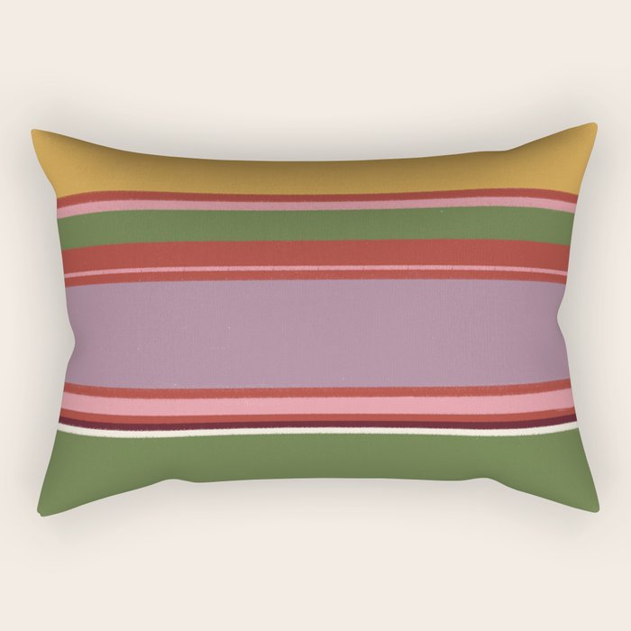 Folk abstract pattern #4 Rectangular Pillow Gallery Image 1