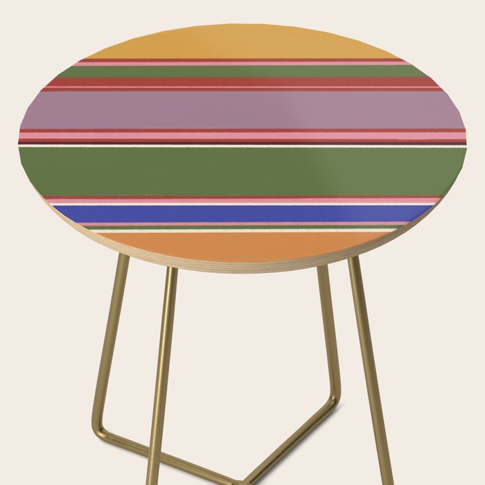 Folk abstract pattern #4 Side Table Gallery Image 2