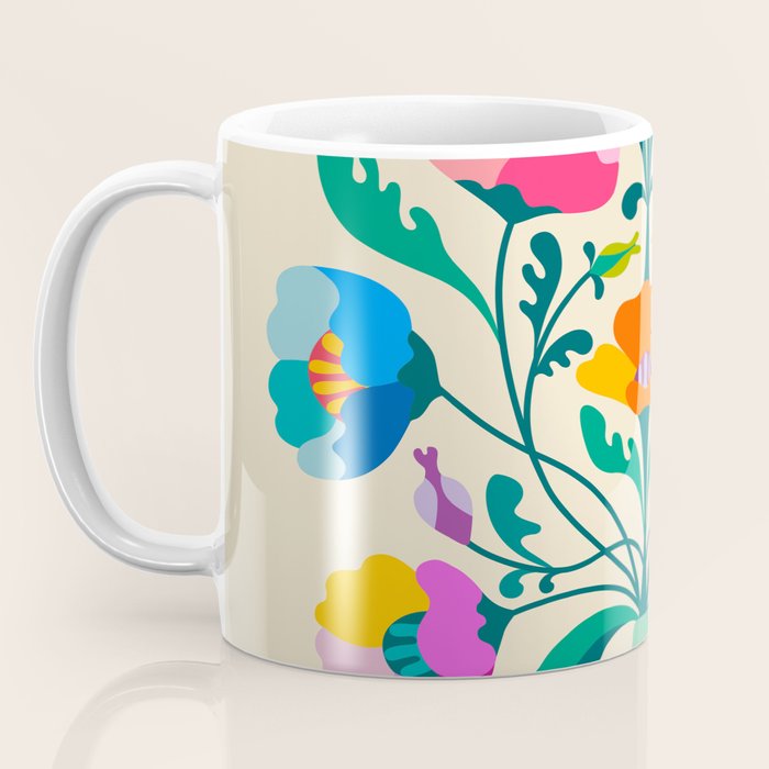 Modern Poppies Coffee Mug Gallery Image 3