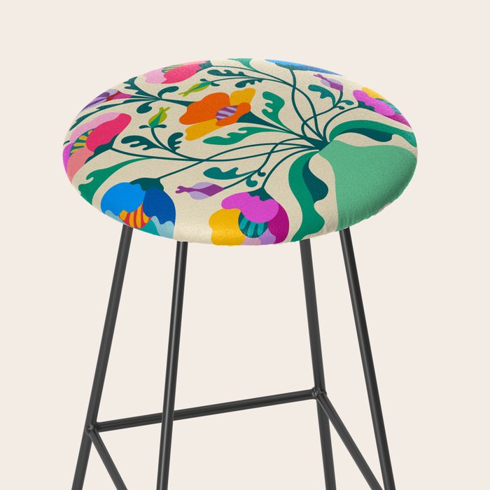 Modern Poppies Stool Gallery Image 2
