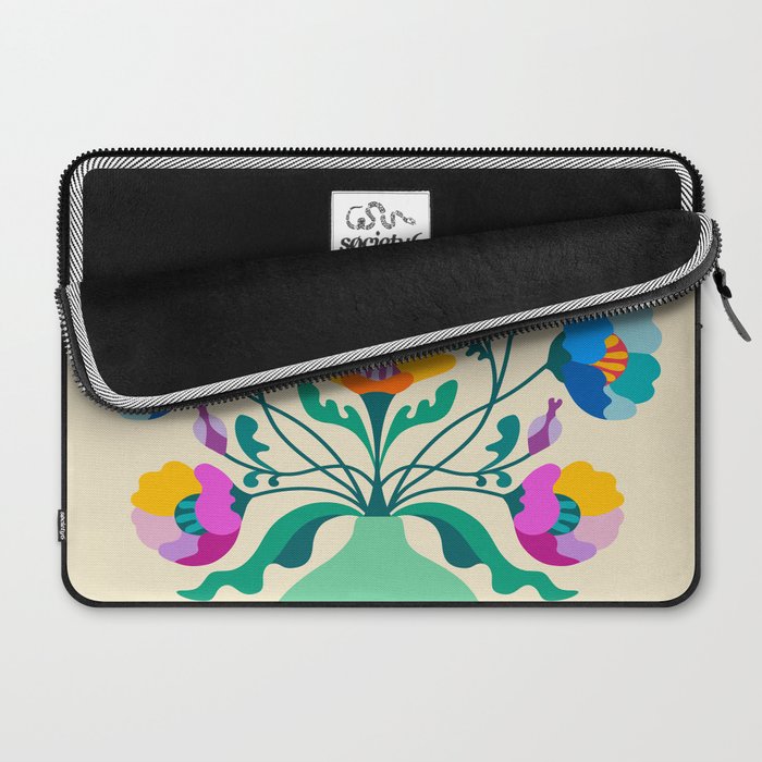 Modern Poppies Laptop Sleeve Gallery Image 2