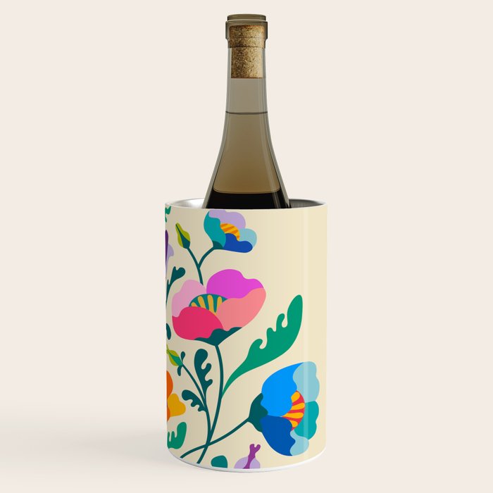 Modern Poppies Wine Chiller Gallery Image 3